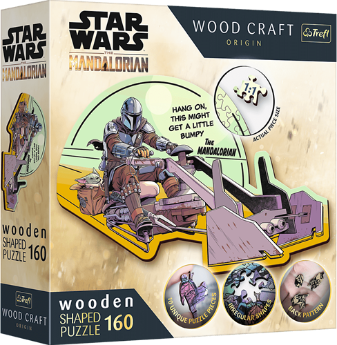Trefl 160 Wooden Shaped Puzzles - The Mandalorian - Reunite / Lucasfilm Star Wars The Mandalorian FSC Mix 70%"
