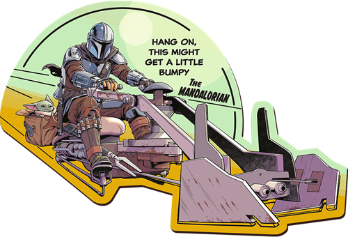 Trefl 160 Wooden Shaped Puzzles - The Mandalorian - Reunite / Lucasfilm Star Wars The Mandalorian FSC Mix 70%-2