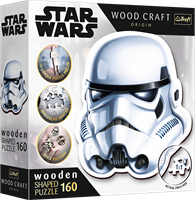 Trefl 160 Wooden Shaped Puzzles - Stormtrooper's helmet / Lucasfilm Star Wars FSC Mix 70%