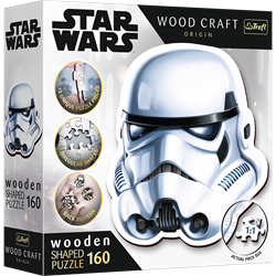 Trefl 160 Wooden Shaped Puzzles - Stormtrooper's helmet / Lucasfilm Star Wars FSC Mix 70%
