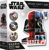 Trefl 160 Wooden Shaped Puzzles - Darth Vader / Lucasfilm Star Wars FSC Mix 70%