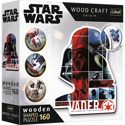 Trefl 160 Wooden Shaped Puzzles - Darth Vader / Lucasfilm Star Wars FSC Mix 70%