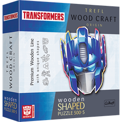 Trefl 500+5 Wooden Shaped Puzzles - Autobot: Optimus Prime / Hasbro Transformers_FSC Mix 70%
