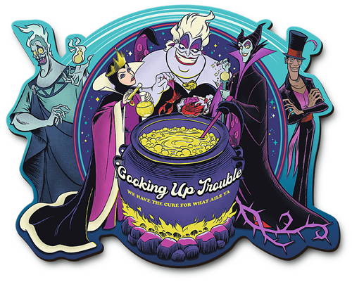 Trefl 500+5 Wooden Shaped Puzzles - Dating the Villains / Disney Villains_FSC Mix 70%-2