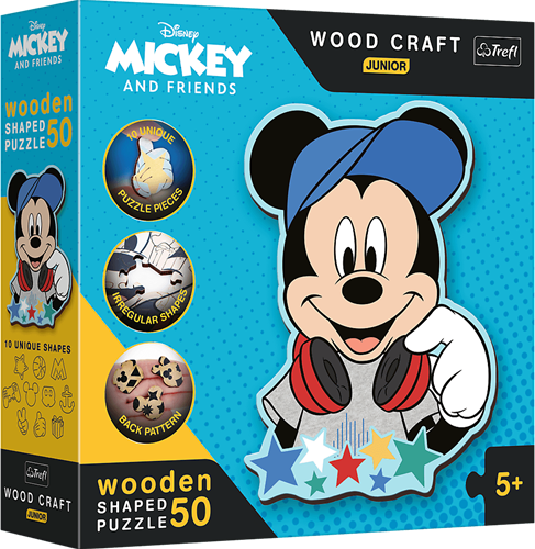 Trefl Wood Craft Junior - In the Mickey's world / Disney Mickey Mouse and Friends_FSC Mix 70%"