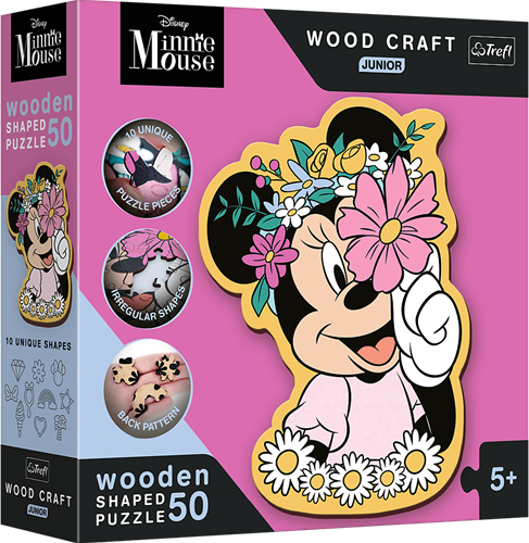 Trefl Wood Craft Junior - In Minnie's world / Disney Minnie_FSC Mix 70%"