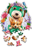 Trefl Wood Craft Junior - Happy Trefliks / KAZSTUDIO SA The Treflik Family_FSC Mix 70%-2