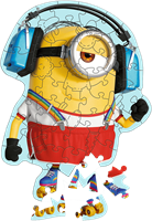 Trefl 50 Wooden Contour Puzzle - Crazy Minnion / Universal Despicable Me 4_FSC Mix 70%-2