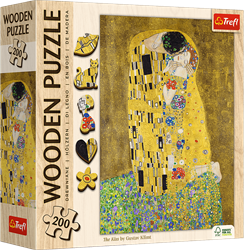 Trefl 200 Wooden Puzzles - The Kiss - Gustav Klimt_FSC Mix 70%