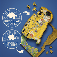 Trefl 200 Wooden Puzzles - The Kiss - Gustav Klimt_FSC Mix 70%-3