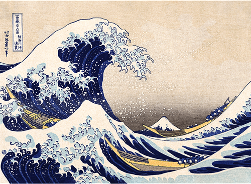 Trefl 200 Wooden Puzzles - The Great Wave of Kanagawa - Hokusai Katsushika_FSC Mix 70%-2