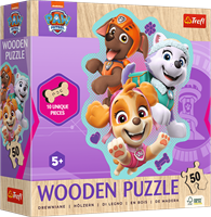Trefl 50 Wooden Contour A cheerful group of pupies / Viacom PAW Patrol_FSC Mix 70%