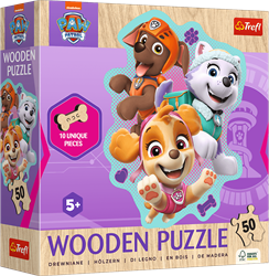 Trefl 50 Wooden Contour A cheerful group of pupies / Viacom PAW Patrol_FSC Mix 70%