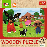 Trefl 24 Wooden Puzzle - Meet Bing/ Acamar Films Bing_FSC Mix 70%-3