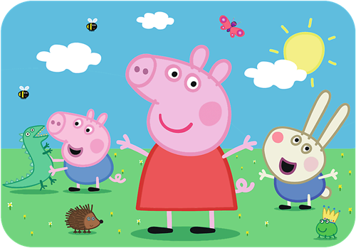 Trefl 24 Wooden Puzzle - Meet lovely Peppa / HASBRO Peppa Pig_FSC Mix 70%-2