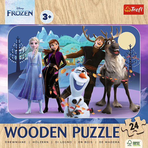 Trefl 24 Wooden Puzzle - Amazing Frozen / Disney Frozen 2_FSC Mix 70%-3
