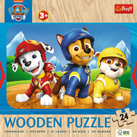Trefl 24 Wooden Puzzle - Lovely PAW Patrol Team / Viacom PAW Patrol_FSC Mix 70%-3