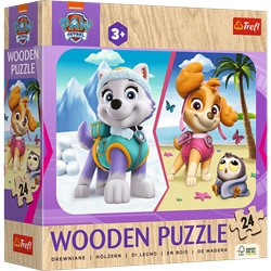Trefl 24 Wooden Puzzle - Girl's PAW Patrol / Viacom PAW Patrol_FSC Mix 70%