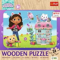Trefl 24 Wooden Puzzle - Happy Gabby and her friends / Universal Gabby's Dollhouse_FSC Mix 70%-3