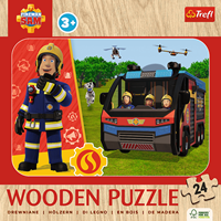 Trefl 24 Wooden Puzzle - Amazing Fireman / Prism A&D Fireman Sam_FSC Mix 70%-3