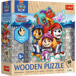 Trefl 50 Wooden Contour Puzzle - Adventures with PAW Patrol / Viacom PAW Patrol_FSC Mix 70%