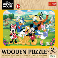 Trefl 24 Wooden Puzzle - Mickey and Friends / Disney Mickey Mouse and Friends_FSC Mix 70%-3