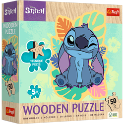 Trefl 50 Wooden Contour Happy Stitch / Disney Lilo&Stitch_FSC Mix 70%
