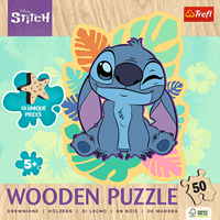 Trefl 50 Wooden Contour Happy Stitch / Disney Lilo&Stitch_FSC Mix 70%-3