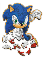 Trefl 50 Wooden Contour Puzzle - Happy Sonic / SEGA Sonic The Hedgehog_FSC Mix 70%-2
