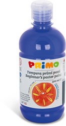 Primo - Kant-en-Klare Plakkaatverf voor Beginners, Fles Van 500 ml met Dop met Debietregeling Ultramarijn 500