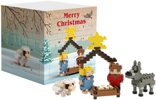 BRIXIES Blokkendoosadventskalender - 200 st-2