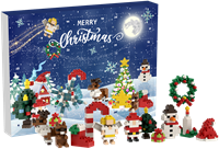 BRIXIES Adventskalender "Merry Christmas" - 377 st-2