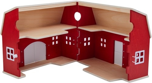 Schleich Farm World Large wooden barn-2