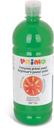 Primo - Kant-en-Klare Plakkaatverf voor Beginners, Fles Van 1000 ml met Dop met Debietregeling Heldergroen 610