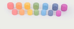 Tickit Regenboog Houten Kubussen