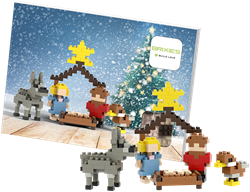 BRIXIES Kerststal - 189 st
