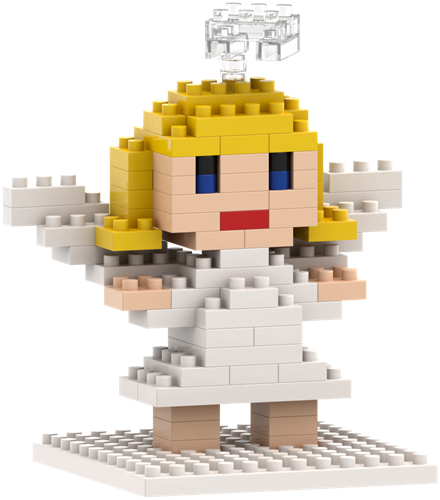 BRIXIES Postkaart Engel - 64 st