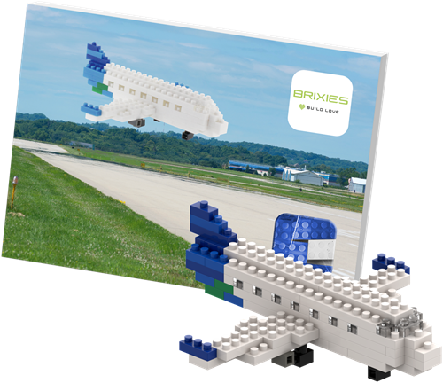 BRIXIES Postkaart Vliegtuig - 78 st