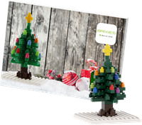 BRIXIES Postkaart Kerstboom - 72 st-2