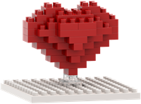 BRIXIES Postkaart Hart - 42 st-2