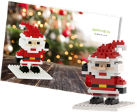 BRIXIES Postkaart Kerstman - 78 st-2