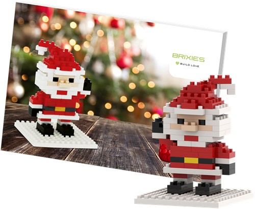 BRIXIES Postkaart Kerstman - 78 st-2