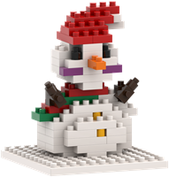 BRIXIES Postkaart Sneeuwpop - 70 st-2