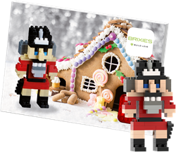 BRIXIES Postkaart Notenkraker - 74 st