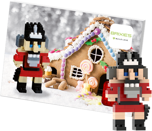 BRIXIES Postkaart Notenkraker - 74 st