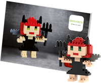 BRIXIES Postkaart Duivel - 78 st-2