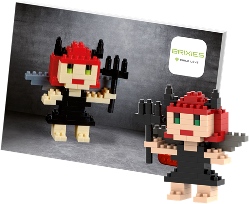 BRIXIES Postkaart Duivel - 78 st-2