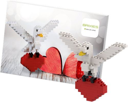 BRIXIES Postkaart Tortelduif - 70 st-2