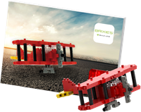 BRIXIES Postkaart Dubbeldekker - 214 st