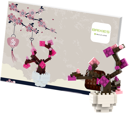 BRIXIES Postkaart Kersenboom - 68 st-2